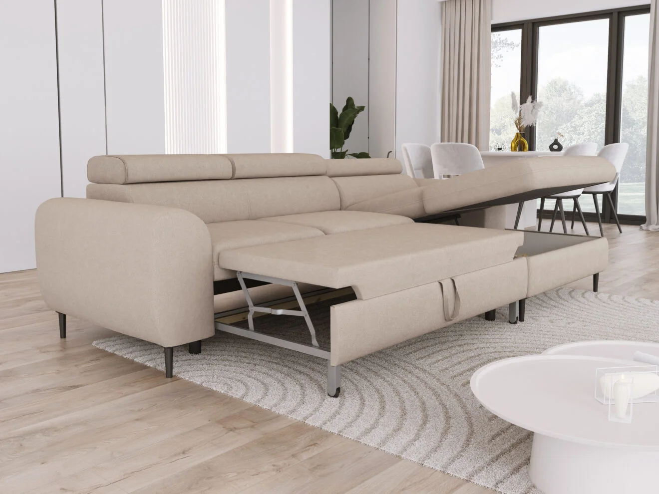 Rayo S Schlaffunktion und Bettkasten